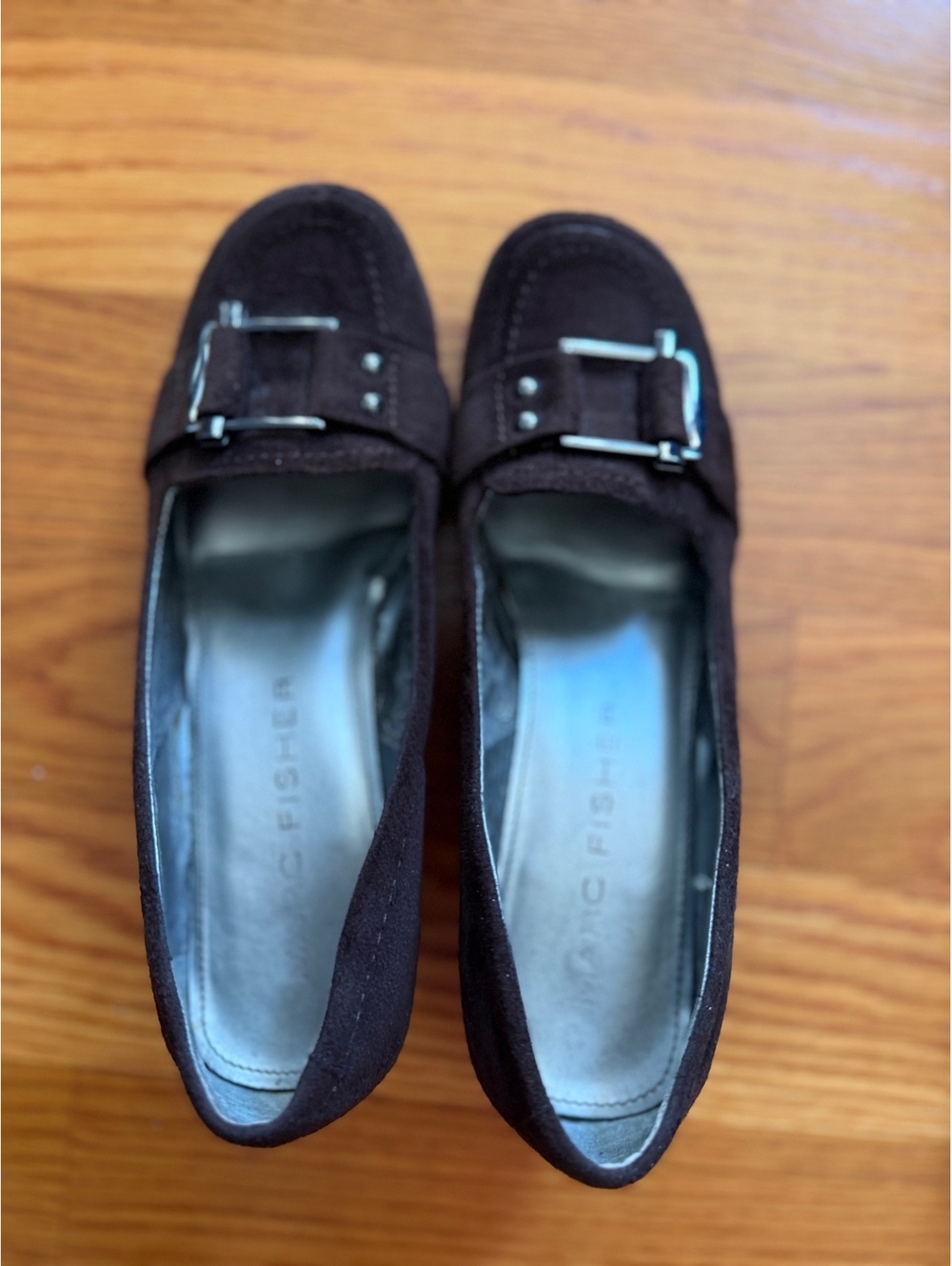 Marc Fisher Brown Suede Loafers size 7.5M